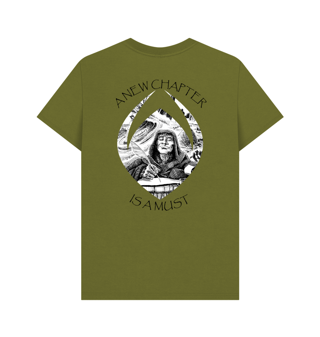 Moss Green Printed T-shirt