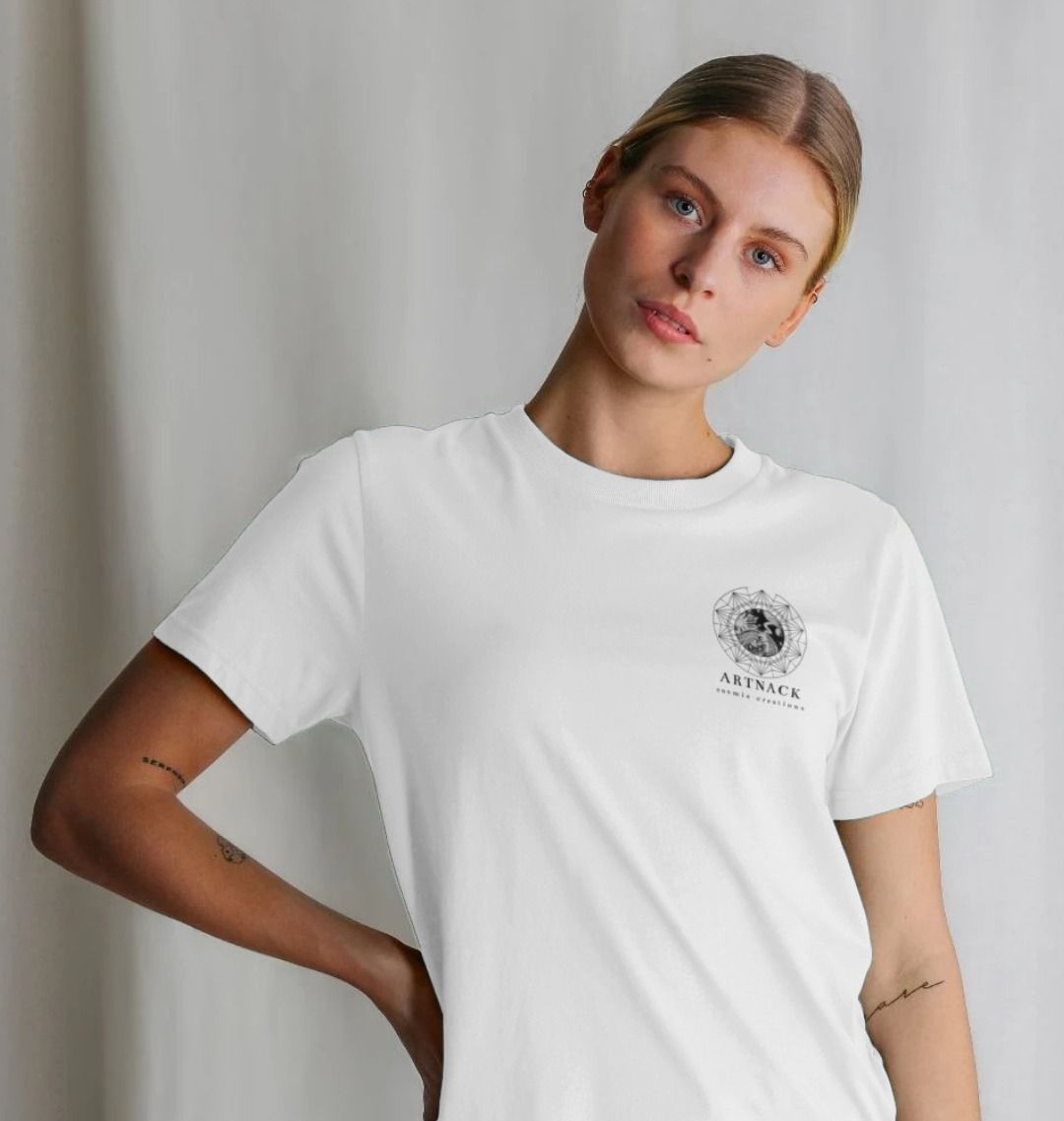 Womens Organic Cotton 'Dancing With Mushrooms' Tee