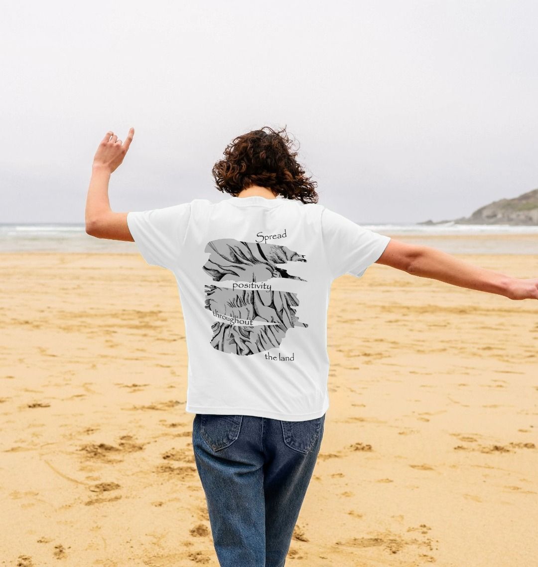 Womens Organic Cotton 'The Weight of the World' Tee