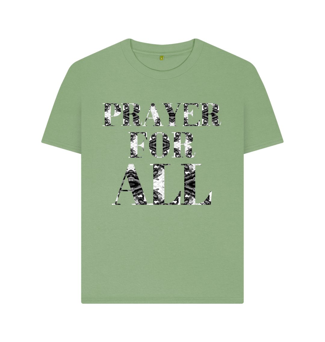 Sage Prayer For All Womens T-shirt