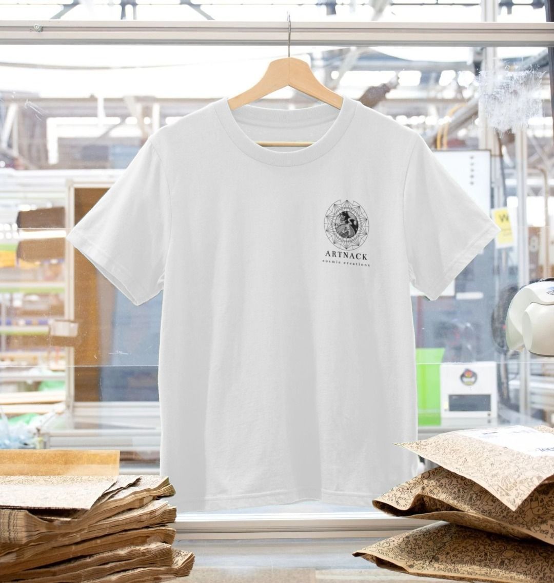 Womens Organic Cotton 'Dancing With Mushrooms' Tee