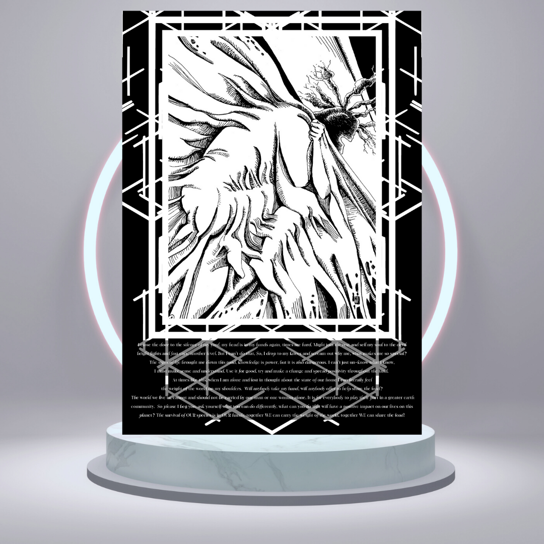 The Weight of the World Full Poem Print