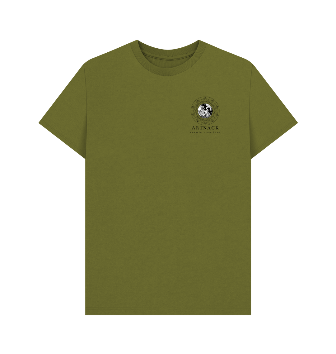 Moss Green Printed T-shirt