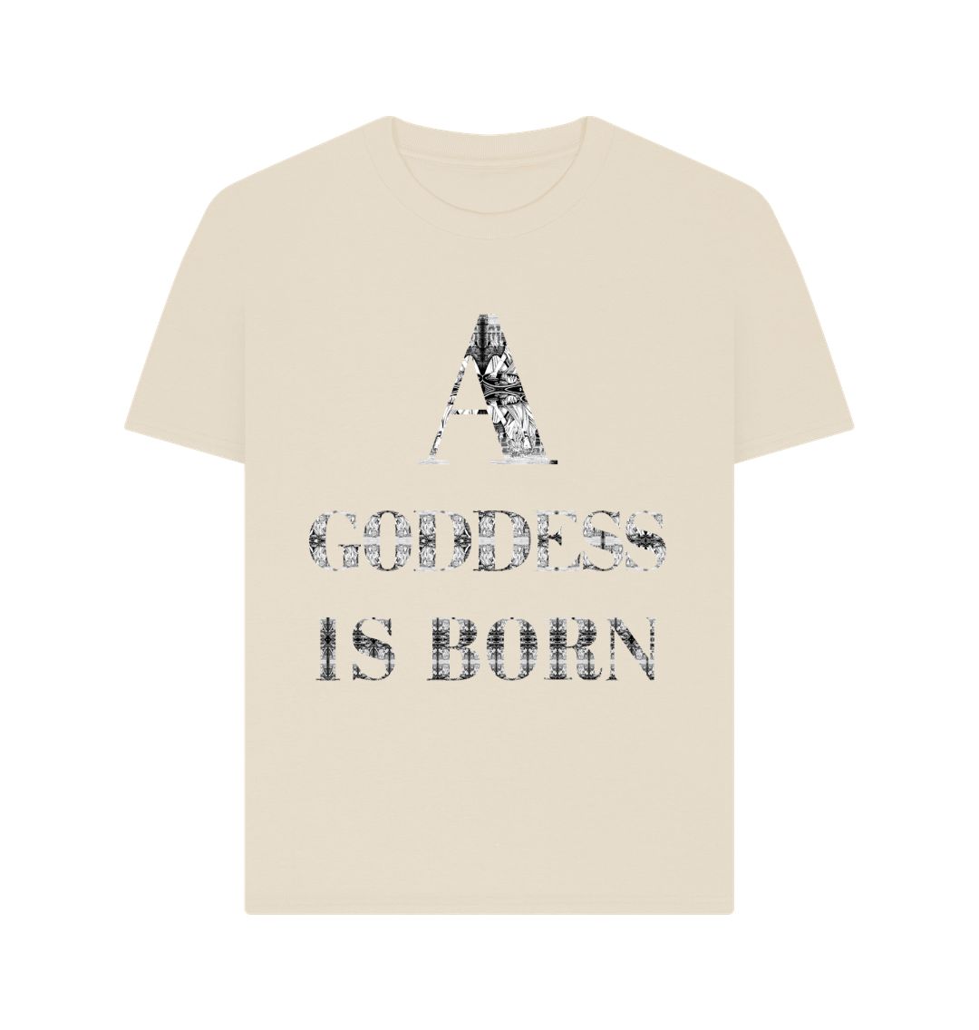 Oat A Goddess is Born Womens T-shirt