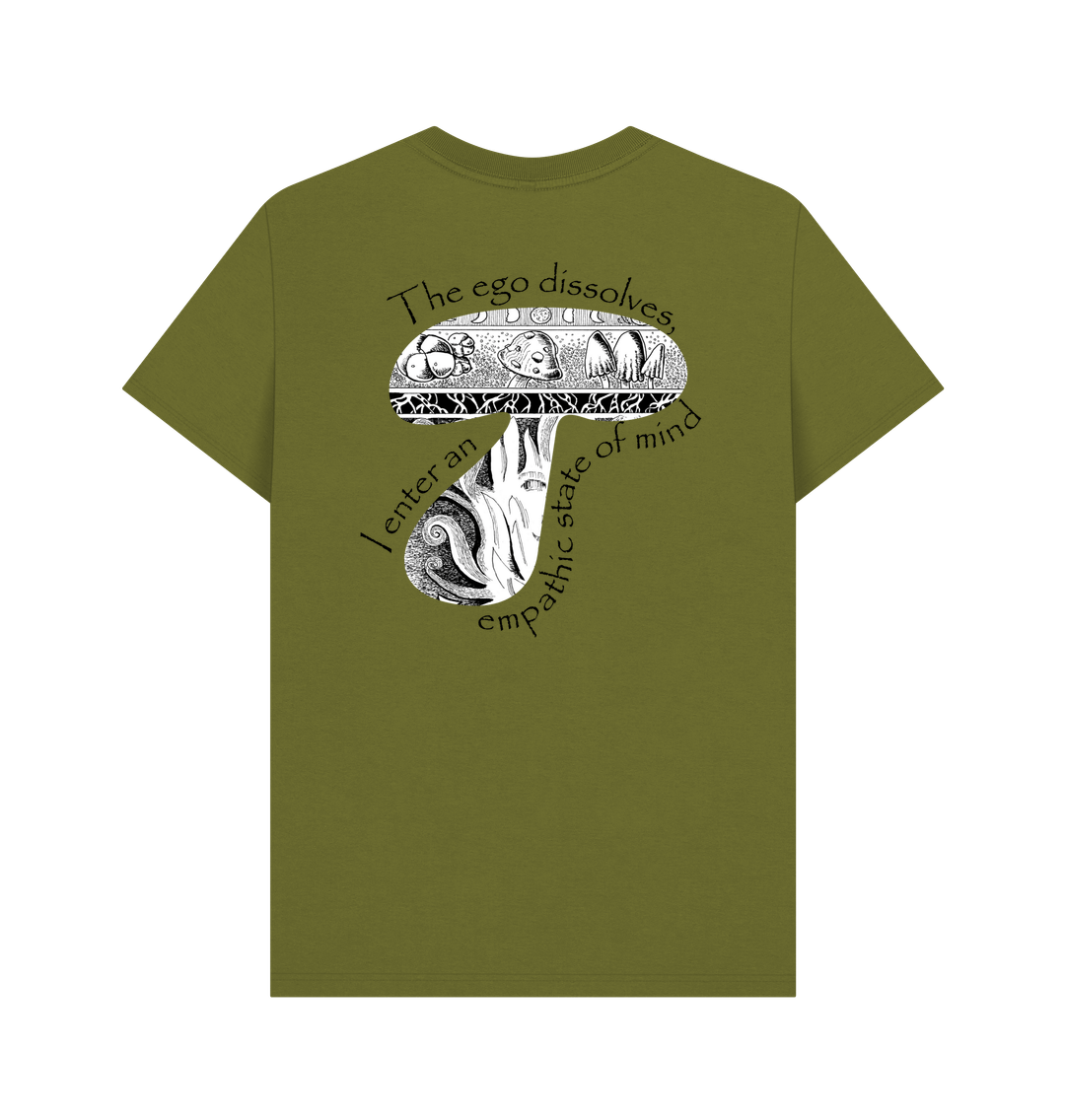 Moss Green Printed T-shirt
