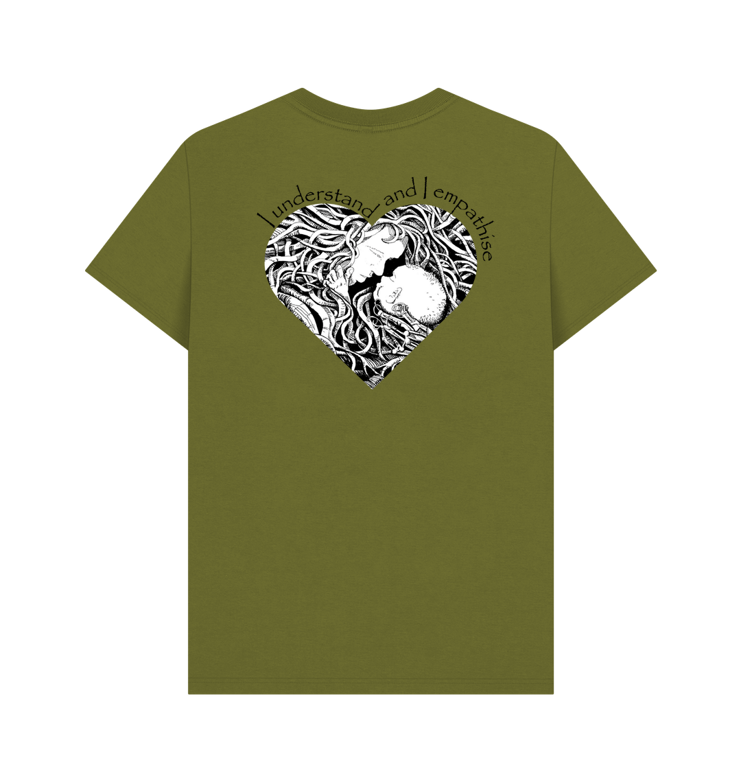 Moss Green Printed T-shirt