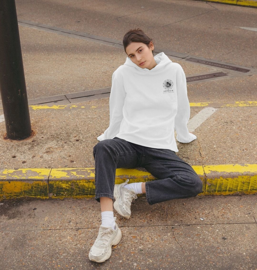 Women's 'Patience is a Virtue' Organic Cotton Relaxed Fit Hoodie