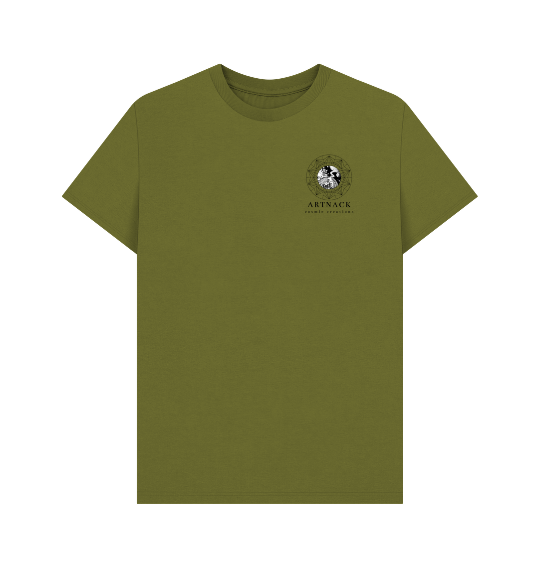 Moss Green Printed T-shirt