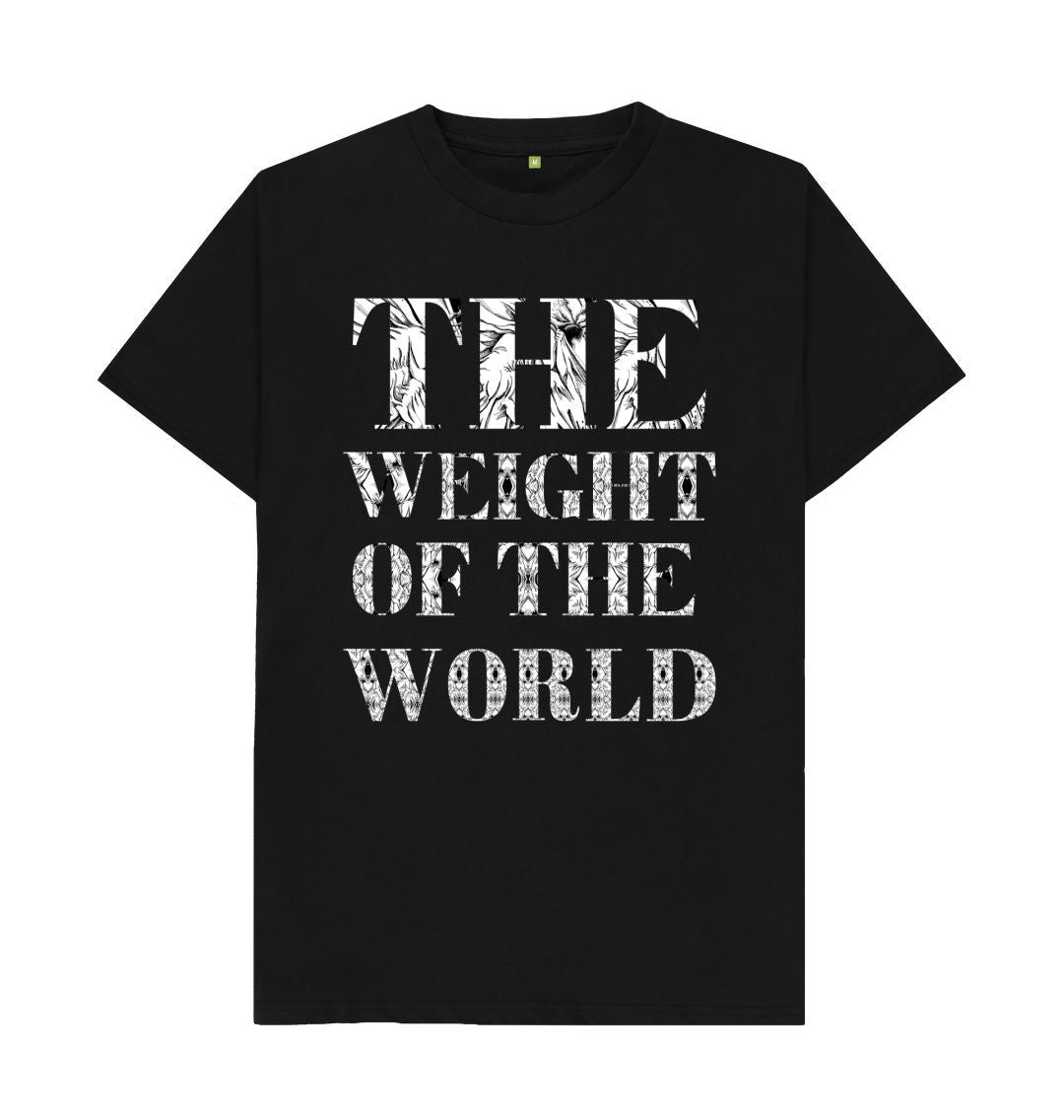 Black The Weight of the World T-shirt