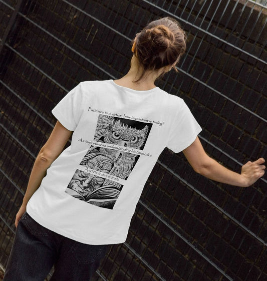 Women's Patience is a Virtue Organic Cotton Tee