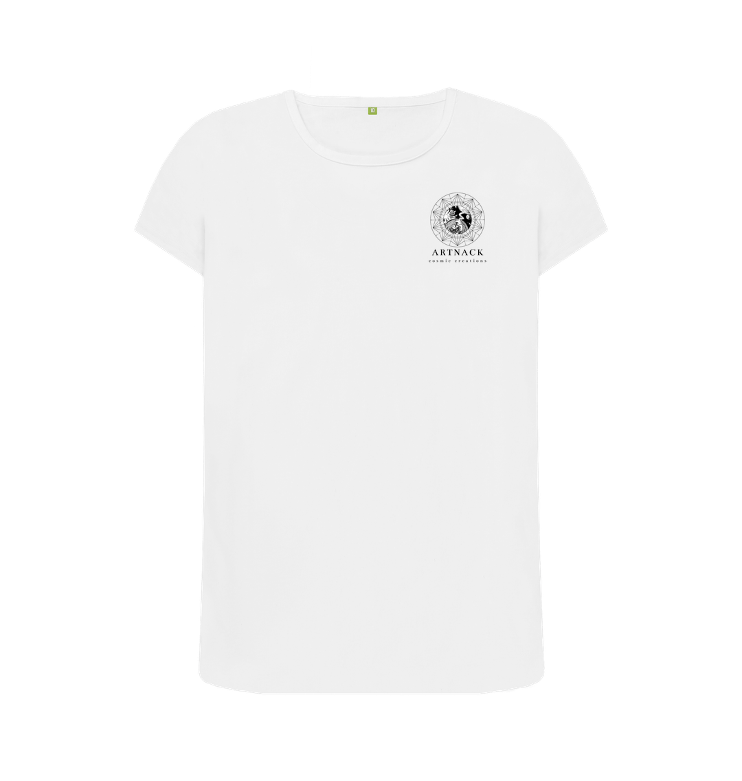 White Women's Patience is a Virtue Organic Cotton Tee