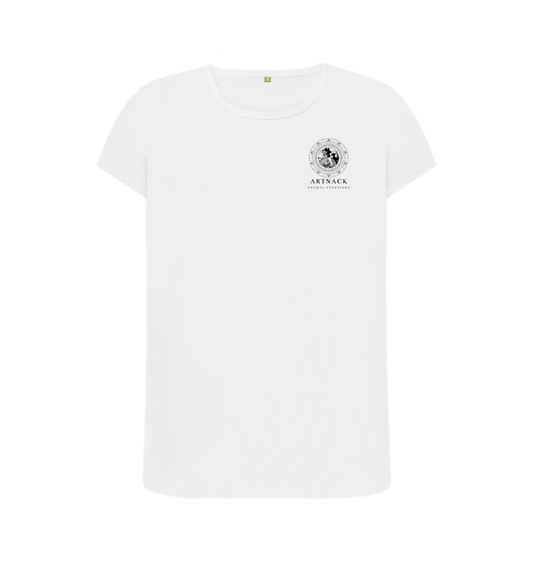 White Women's Patience is a Virtue Organic Cotton Tee
