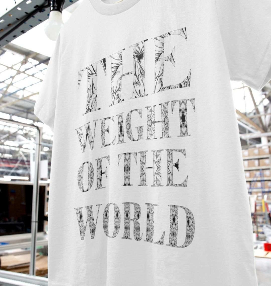 The Weight of the World Womens T-shirt