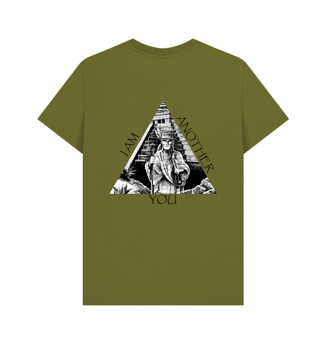 Moss Green Printed T-shirt
