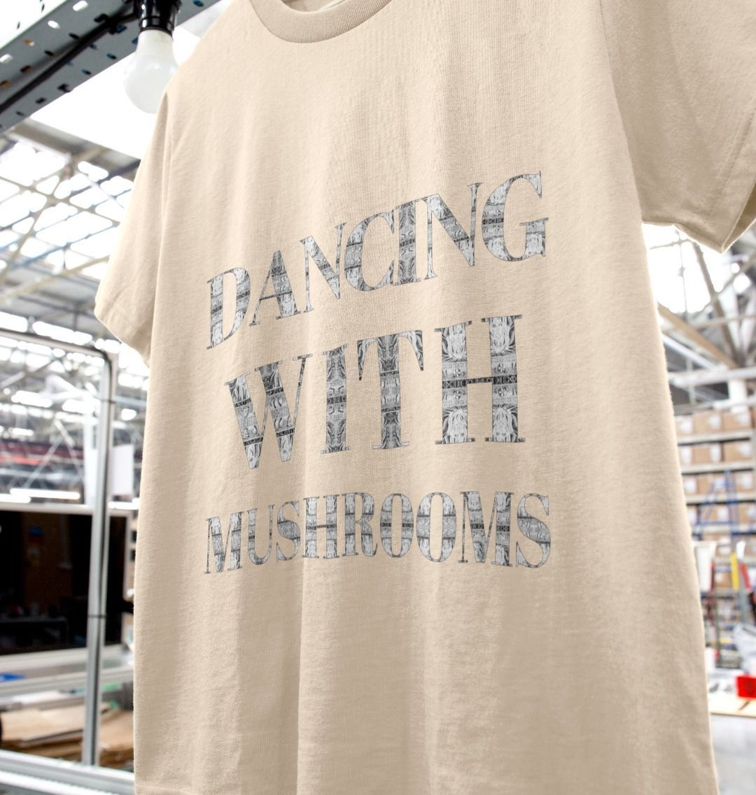 Dancing With Mushrooms Womens T-shirt