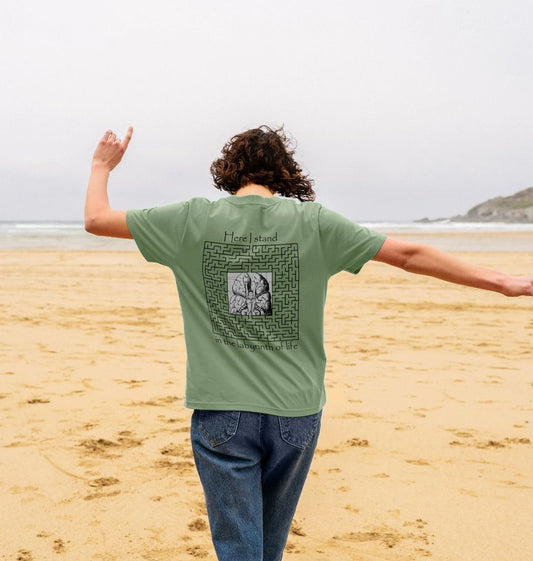 Womens Organic Cotton 'Lost in a Labyrinth' Tee