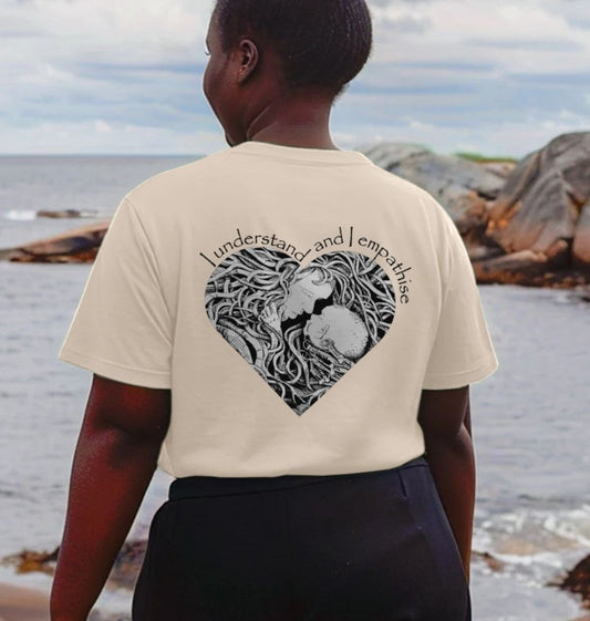 Womens Organic Cotton 'Empathising' Tee