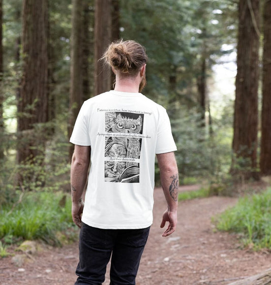 Men's 'Patience is a Virtue' Organic Cotton Tee