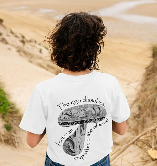 Womens Organic Cotton 'Dancing With Mushrooms' Tee