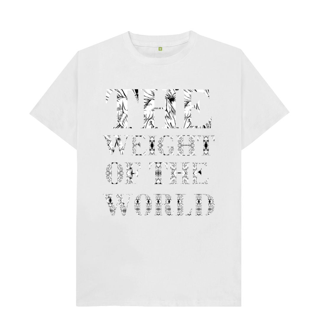 White The Weight of the World T-shirt