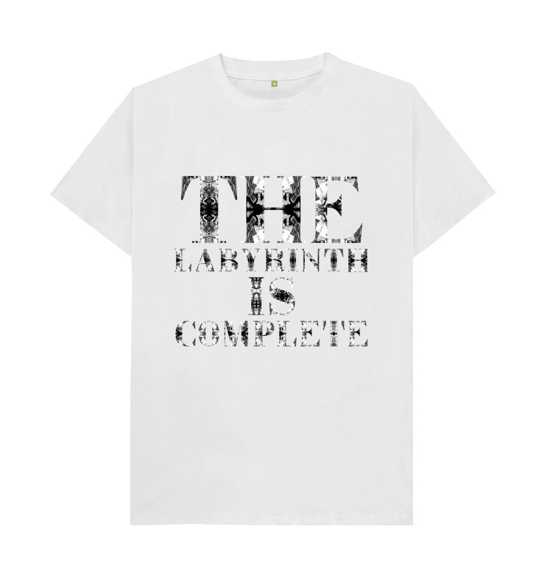 White The Labyrinth is Complete T-shirt