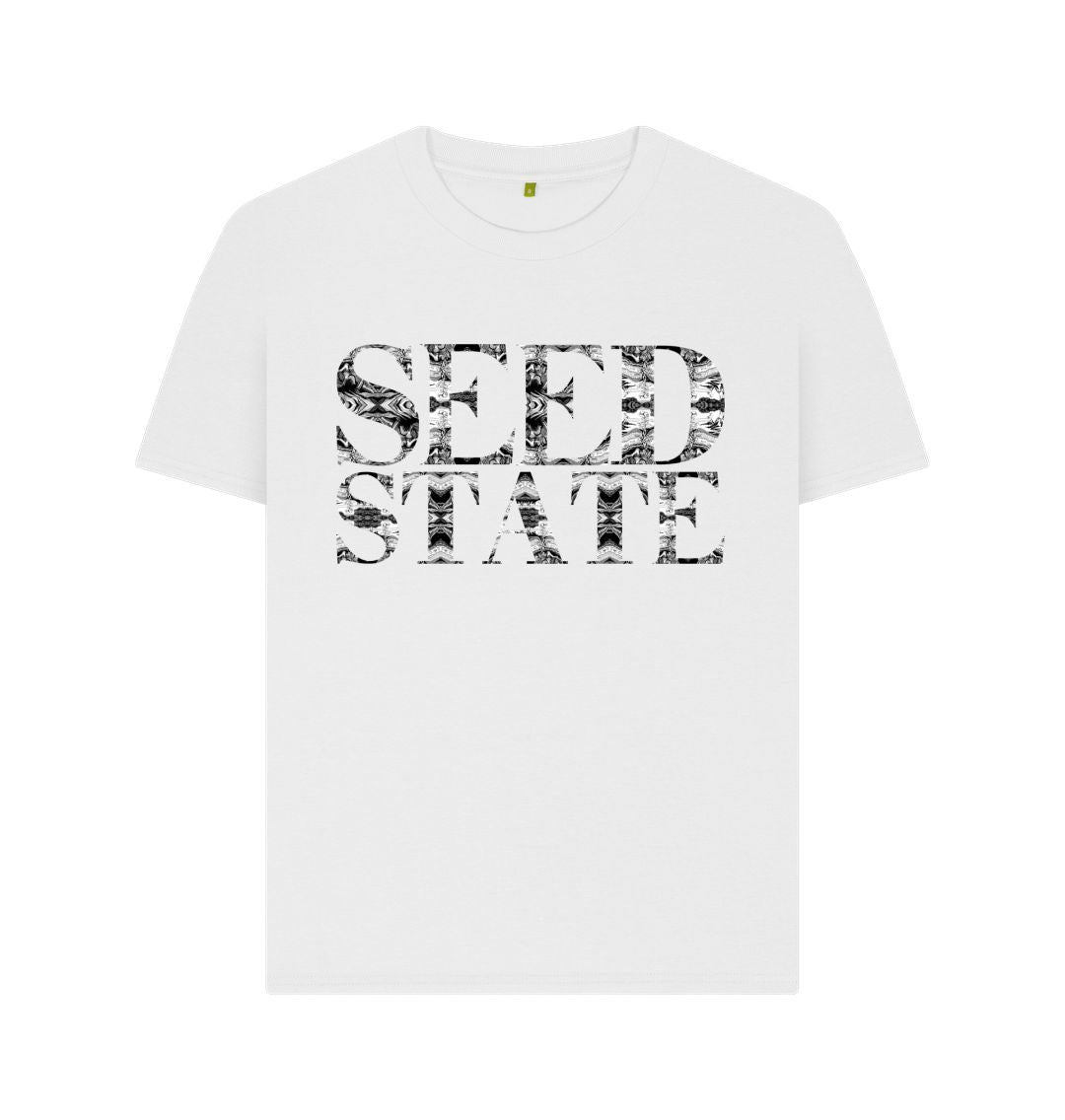 White Seed State Womens T-shirt