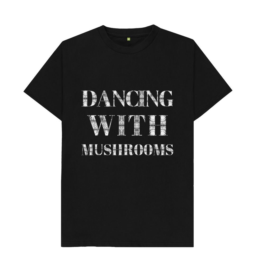 Black Dancing With Mushrooms