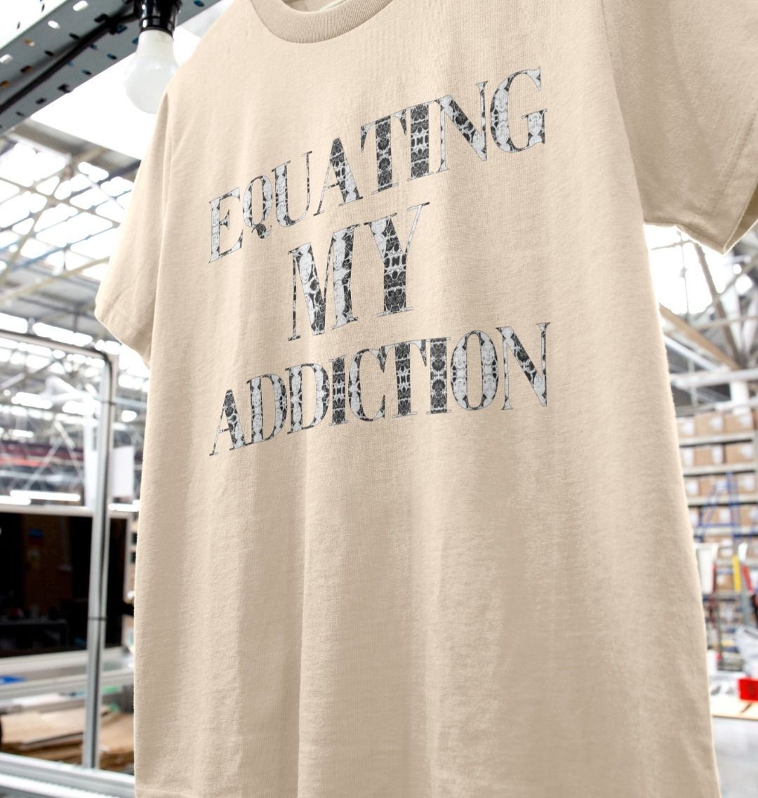 Equating My Addiction Womens T-shirt