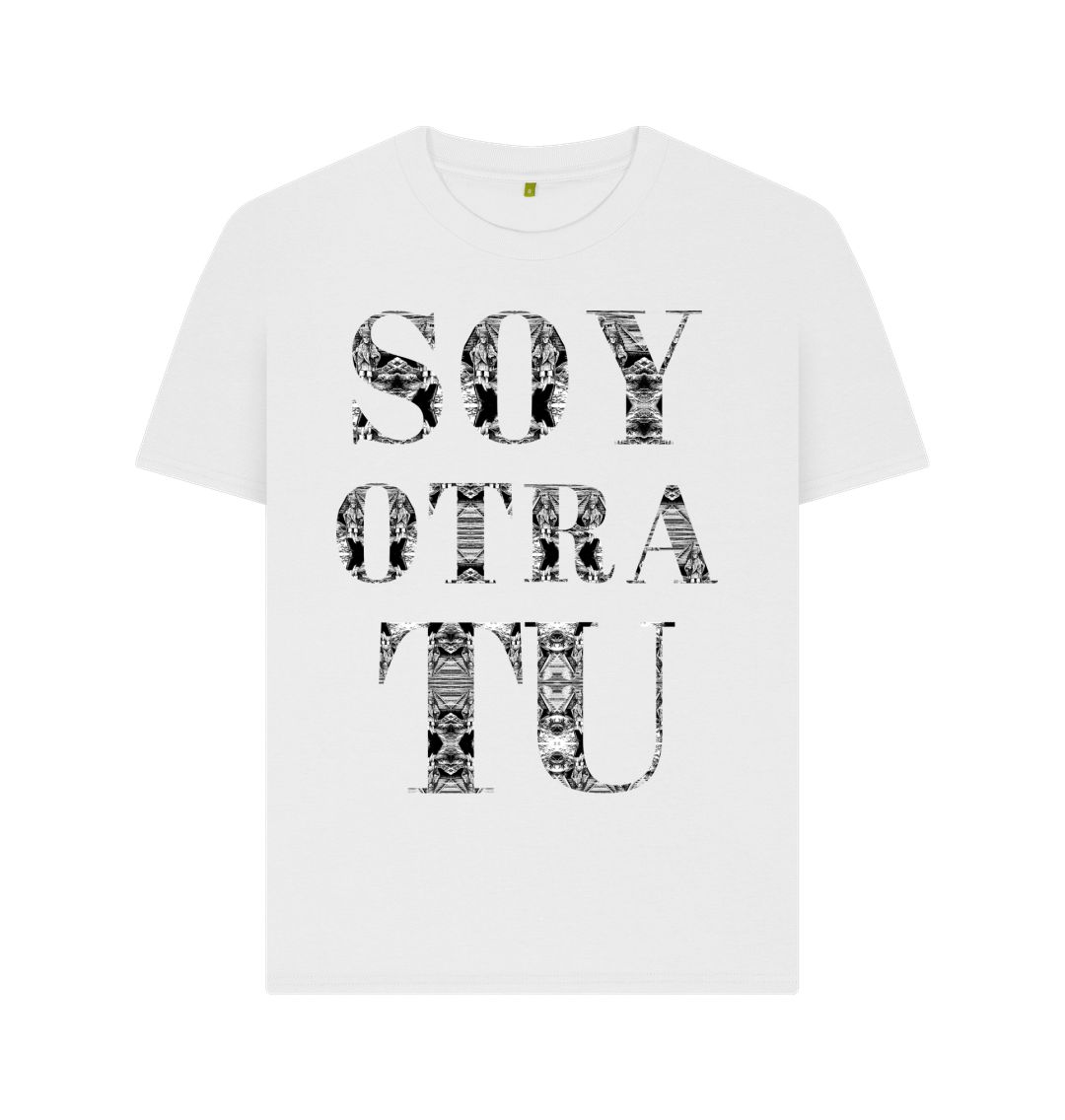 White Soy Otra Tu Womens T-shirt