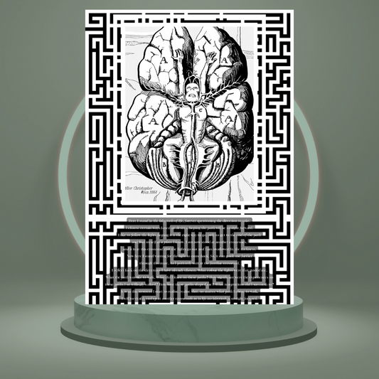 Lost in a Labyrinth Full Poem Print